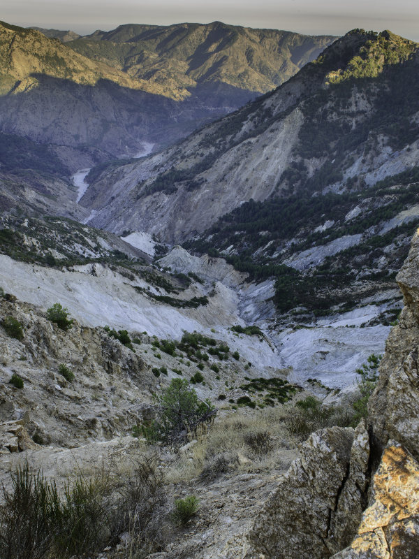 Colella landslide, deep gravitational deformation of Versante, Roccaforte del Greco